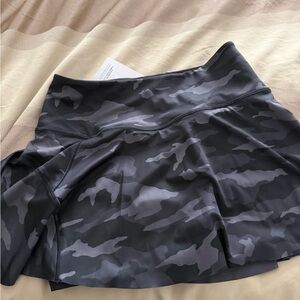 Athleta Black Camo Skort